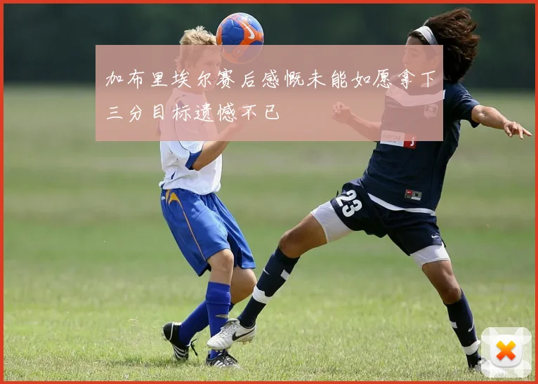 加布里埃尔赛后感慨未能如愿拿下三分目标遗憾不已